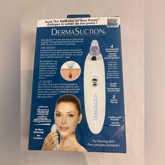 Dermasuction Facial New in Box Pore Cleaning Device. Portable and Cordless. - Picture 2 of 4